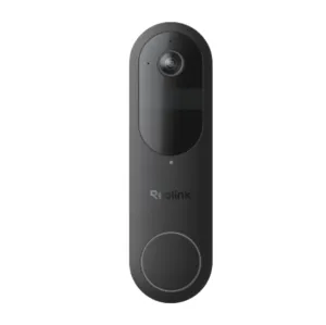 Reolink Reolink Doorbell (Battery) (black) Smart 2K Dual-Band Wi-Fi Battery Doorbell with 1:1 Head-to-Toe View Person/Vehicle/Package Detection Black