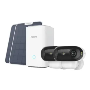 Product image for Home Hub with 2x Argus 4 Pro (white) + SP2 (white)
