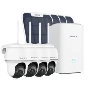 Product image for Home Hub with 4x Argus PT Ultra (wh)+ SP (wh)