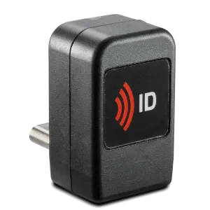 rf IDEAS RDR-75U1AKU Wave ID Nano Keystroke 13.56MHz CSN Black Vertical USB-C Reader