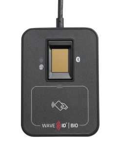 rf IDEAS RDF-30542AKU WAVE ID Bio SDK Badge, BLE & Fingerprint Combo Black USB Reader