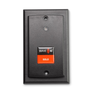 rf IDEAS RDR-60W2AKU WAVE ID Solo Surface Mount Keystroke HID Prox Black USB SDK Reader