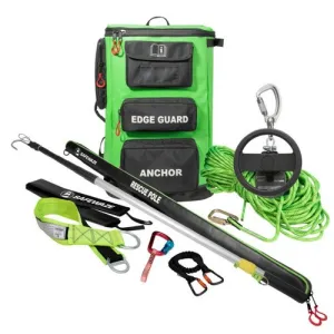 Safewaze 022-6063 300' Rescue/Descent Kit - Low Stretch Rope with Captive Eye and Carabiner and 36" Rope Protector