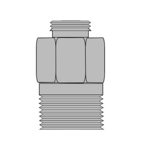 Seametrics 100845 Brass Adapter Fitting for IP/TX 110/220 Meters, NPT Thread, 1-1/2"