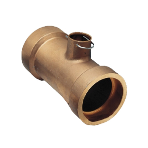 Seametrics EF81TC-B-150 Bronze Tee Fitting for EX800 Insertion Magmeters, 1-1/2" Pipe, Female Sweat (for Copper Tubing)