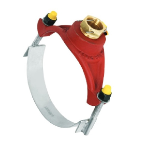 Seametrics MF101B-400-200 4" x 2" Brass Saddle For EX/IP 150/250 Meters NPT Thread