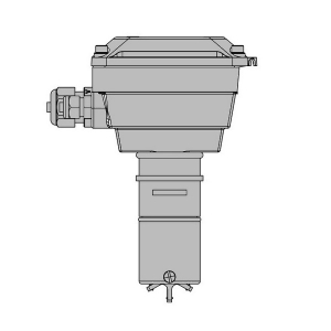Seametrics IP823B IP800-Series Fixed Depth Insertion Paddlewheel Meter, Brass Sensor, 4"-8" Pipe w/ FT430 Rate/Total Indicator