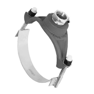 Seametrics MF101F-2200-200 22" x 2" Iron Saddle For EX/IP 150/250 Meters (Pipe Size 22.70" - 24.30" O.D. Range) NPT Thread