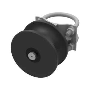 Security Brands K-CRPR6 K-CRP Series Cantilever Roller for 2-3/8-inch Round Gate Frames - 4 pcs