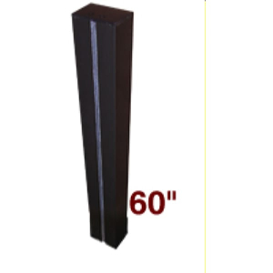 Signal-Tech 2887 P60 60" H Single Post (2-1/4" x 3") for Direct Burial