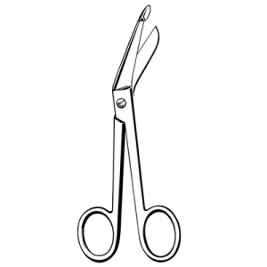 Sklar 97-245 Merit Lister Bandage Scissors - 8", 1 Large Ring