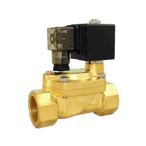 STC 2D200-3/4-4-D 3/4" NPT Pilot Diaphragm Brass Solenoid, 220VAC DIN