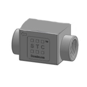 STC 2P050-1/4 1/4" Female NPT Solenoid Valve 2 Way Normally Closed Direct Acting Delrin Plastic without Coil
