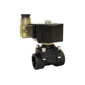 STC 2P200-3/4-2-D-V 3/4'' NPT Direct Acting/Lift 2 Way Plastic Solenoid Valve 24VDC, with Viton Seal Installed
