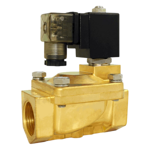 STC 2R200-3/4-3-D 3/4" NPT Normally Closed Pilot Diaphragm Brass Solenoid Valve 110VAC CE H Class DIN Coil