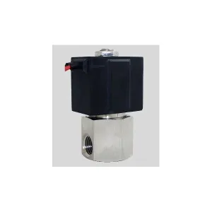 STC 2S025-1/4H-2-G 1/4" NPT Direct Acting 2 Way Stainless Steel Solenoid Valve, 24VDC 9 Watt Grommet