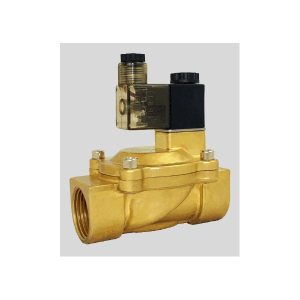 STC 2V250-3/4-3-D 3/4" NPT Pilot Operated 2 Way Diaphragm Brass Solenoid Valve, 110VAC, DIN