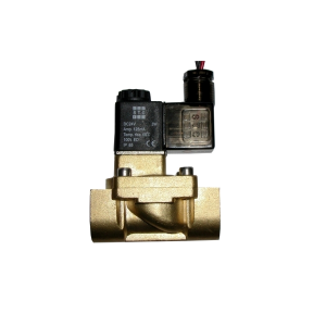 STC 2VO500-2-3-V 2" NPT Pilot Operated Diaphragm Normally Open 2 Way Brass Solenoid Valve 110VAC Viton Seal
