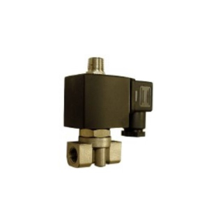 STC 3W015-1/4-1 1/4" NPT Direct Acting 3 Way Brass Solenoid Valve, 12VDC, DIN, 120PSI