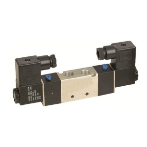 STC 4V420-1/2 1/2" NPT 5 Port 4 Way Double Valve without Coil