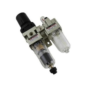 STC AC2010-01M 1/8" NPT Stacking Filter-Regulator-Lubricator with Metal Bowl