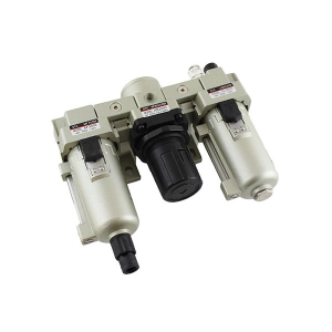 STC AC5000-10DM 1" NPT Filter-Regulator-Lubricator with Auto Drain and Metal Bowl