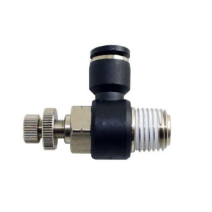 STC CV 12 R3/8 K Control Valve Meter Out 12mm OD Tube X 3/8 BSPT