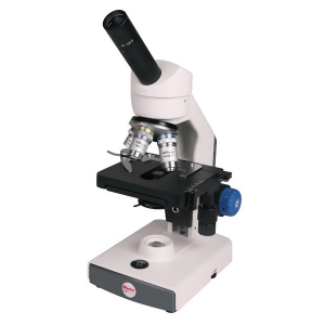 Swift M2652C M2650 Monocular Cordless LED Microscope WF10X 18mm with Dimmer Switch 4X 10X 40X DIN Achromat Abbe 1.25 Iris