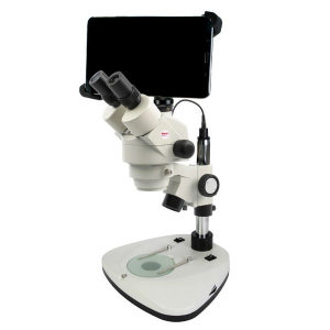 Swift M30TZ-SM99CL-BTI1 M30 Zoom Stereo Microscope (0.75X-4.5X) with 8" Tablet W10XD 23mm Corded Top and Bottom LED with Dimmer Switch
