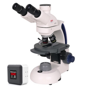 Swift M3802CT-3-WF5 M3800 Trinocular Cordless LED Microscope with WiFi Camera D-Moticam X5 W10XD 20mm 4XD 10XD 40XRD Infinity Corrected 1.25 Spiral