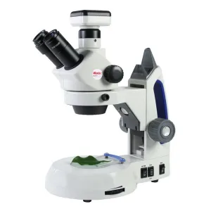 Swift SM105T-C-USB2 SM100 Zoom Stereo Microscope (1X-3X) with 5.0MP Camera Bundle W10X 20mm