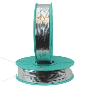 Tach-it 20-4000 5/32" Plastic/Plastic Twist Tie Ribbon (4000 ft.) with single 29 gauge wires