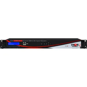 Thor Broadcast H-HYBRID-RF-8 8 Channel HDMI and SDI Clear CATV RF Modulator QAM, ATSC, DVB-T, ISDB-T