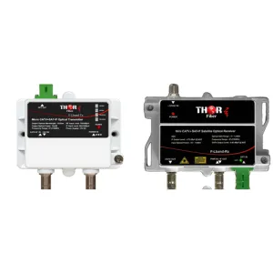 Thor Broadcast F-LBAND-Tx/Rx Fiber Satellite L-Band RF Over Fiber Transmitter and Receiver Kit