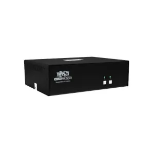 Tripp-Lite B002-DP2A2-N4 Secure KVM Switch, 2-Port, Dual Head, DisplayPort to DisplayPort, 4K, NIAP PP4.0, Audio, TAA