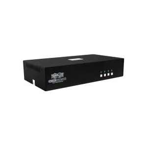 Tripp-Lite B002-H2AC4-N4 Secure KVM Switch, 4-Port, Dual Head, HDMI to HDMI, 4K, NIAP PP4.0, Audio, CAC, TAA