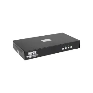 Tripp-Lite B002-HD1AC4 Secure KVM Switch, 4-Port, HDMI to DisplayPort, 4K, NIAP PP3.0 Certified, Audio, CAC, Single Monitor, TAA