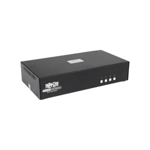 Tripp-Lite B002-HD2AC4 Secure KVM Switch, 4-Port, HDMI to DisplayPort, Dual Monitor, 4K, NIAP PP3.0 Certified, Audio, CAC, TAA