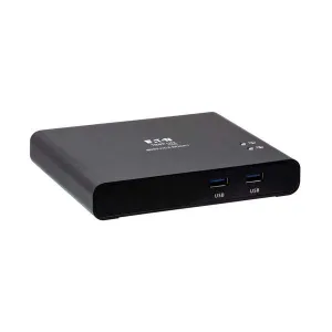 Tripp-Lite B003-HC2-DOCK1 2-Port USB-C KVM Dock - 4K HDMI, USB 3.2 Gen 1, USB-A Hub, Remote Selector, 85W PD Charging, Black
