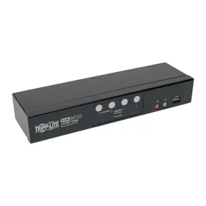 Tripp-Lite B004-HUA4-K 4-Port HDMI/USB KVM Switch with Audio/Video and USB Peripheral Sharing