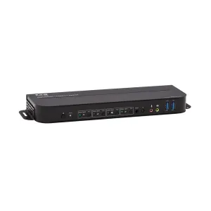 Tripp-Lite B005-DPUA4 4-Port DisplayPort/USB KVM Switch - 4K 60 Hz, HDR, HDCP 2.2, IR, DP 1.4, USB Sharing