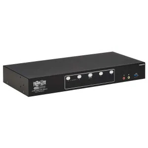 Tripp-Lite B006-HD2UA4 4-Port HDMI Dual-Display KVM Switch - 4K 60 Hz, USB 3.2 Gen 1, HDCP 2.2, USB Sharing
