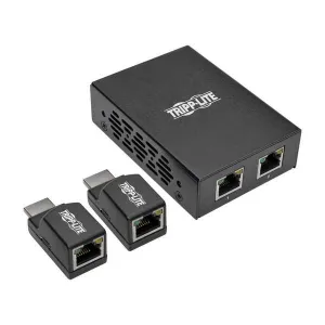 Tripp-Lite B126-2P2M-POC 2-Port HDMI over Cat5/6 Extender Kit, Box-Style Transmitter, 2 Mini Receivers, PoC, Up to 100 ft. (30 m), TAA