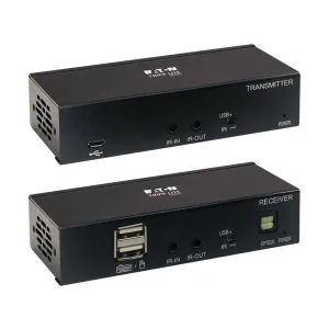 Tripp-Lite B127A-1A1-BCBH USB-C to HDMI over Cat6 Extender Kit, KVM Support, 4K 60Hz, 4:4:4, USB, PoC, HDCP 2.2, up to 230 ft., TAA
