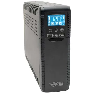Tripp-Lite ECO1300LCD Line Interactive UPS with USB and 10 Outlets 120V 1300VA 720W 50/60 Hz AVR ECO Series Energy Star V2.0
