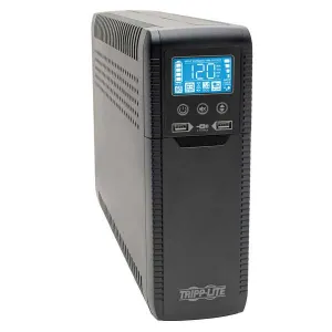 Tripp-Lite ECO1500LCD Line Interactive UPS with USB and 10 Outlets 120V 1440VA 900W 50/60 Hz AVR ECO Series Energy Star