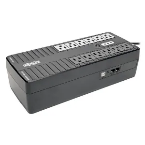 Tripp-Lite INTERNET750U 750VA 450W Standby UPS 12 NEMA 5-15R Outlets 120V 50/60 Hz USB 5-15P Plug Desktop / Wall Mount