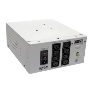 Tripp-Lite IS1000HGDV Isolator Series Dual-Voltage 115/230V 1000W 60601-1 Medical-Grade Isolation Transformer, C14 Inlet, 8 C13 Outlets
