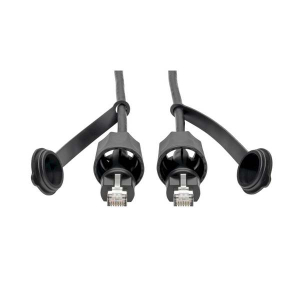 Tripp-Lite N206-PC50-IND Industrial Cat5e/Cat6 STP Ethernet Cable RJ45 M/M CMX Outdoor IP68 26 AWG TAA 50 ft. (15.24 m)