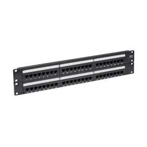 Tripp-Lite N252-048 48-Port Cat6 Patch Panel UTP 110 Punch Down RJ45 2U TAA